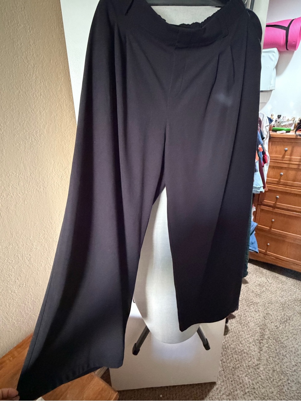 HALARA Wide-Leg Black Palazzo Pants